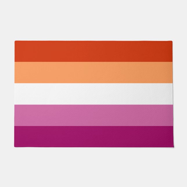 Paillasson Lesbian Pride Flag LGBTQ (Devant)