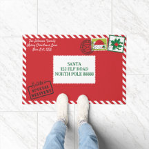 Lettre Père Noël rouge Noël personnalisée