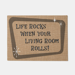 Paillasson Life Rocks When Your Living Room Roule, RV