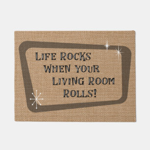 Paillasson Life Rocks When Your Living Room Roule, RV