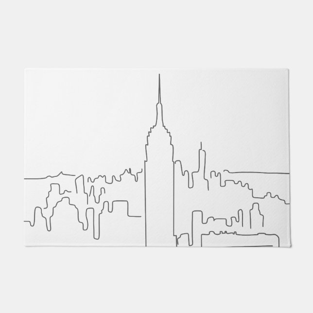 Paillasson Ligne minimale de New York (Devant)
