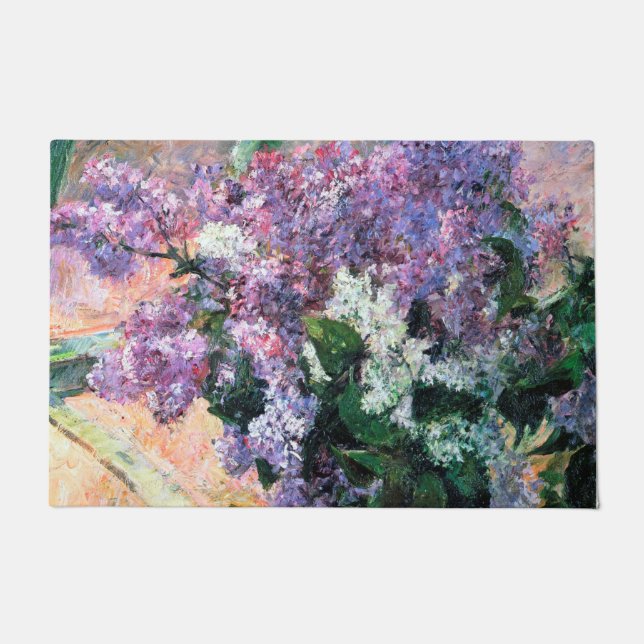 Paillasson Lilacs dans une fenêtre, Mary Cassatt (Devant)