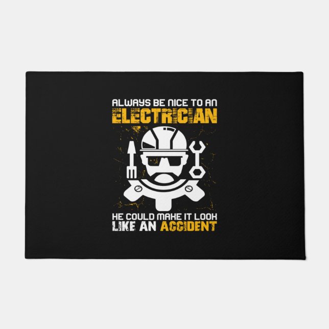 Paillasson L'Ingénieur Est Toujours Gentil Pour Un Ingénieur  (Devant)