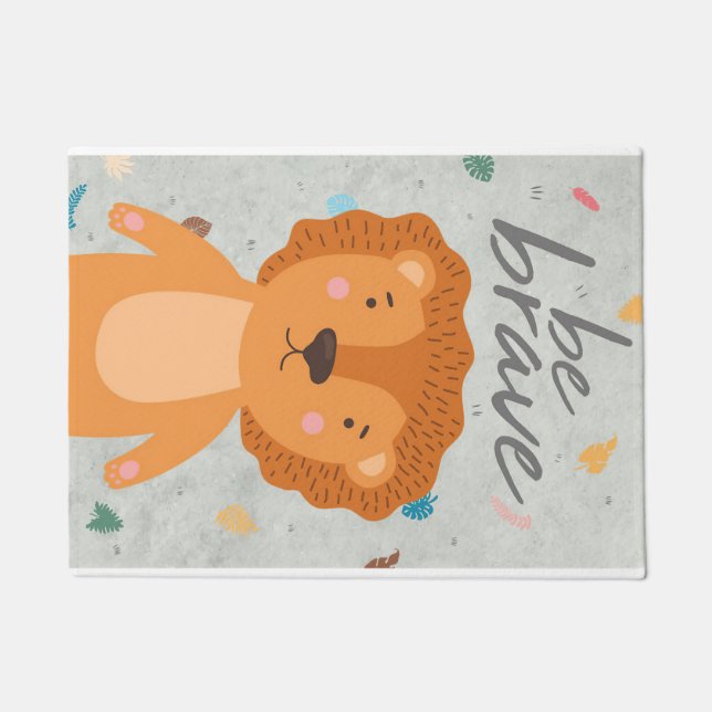 Paillasson Lion Sois Courageux Comme Un Lion (Devant)