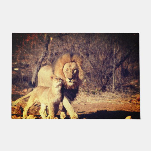 Paillasson Lions bouddhistes (Devant)