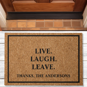 Paillasson Live Lauder Leave Custom Introvert Funny Doormat