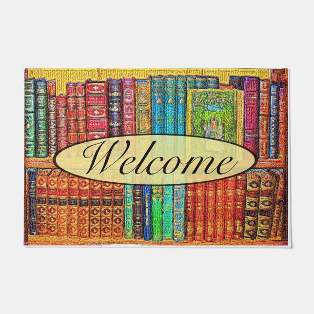 Paillasson Livres de bibliothèque (Devant)