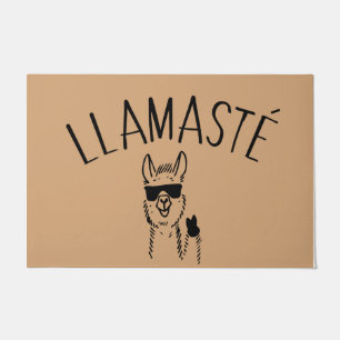 Paillasson Llamaste Doormat, Llama Welcome Mat