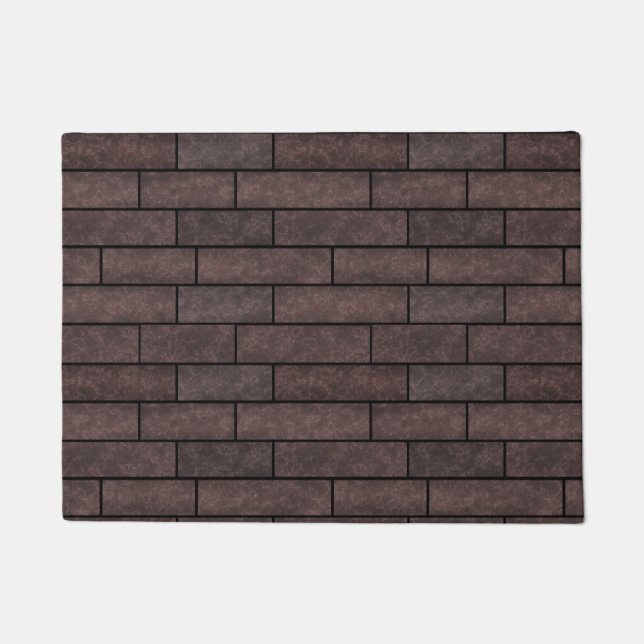 Paillasson Loft, brique, brique brune (Devant)