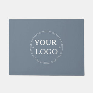 Paillasson Logo de société d'entreprise Moderne Marque Gris A
