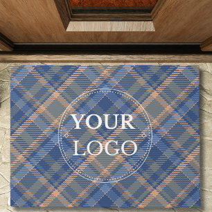 Paillasson Logo d'entreprise moderne Plaid Motif promotion