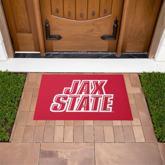Paillasson Logo d'état de Jacksonville State University JAX S (De plein air)