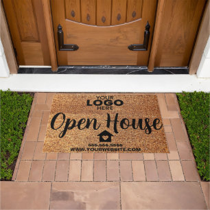Paillasson Logo du locateur immobilier Open House personnalis
