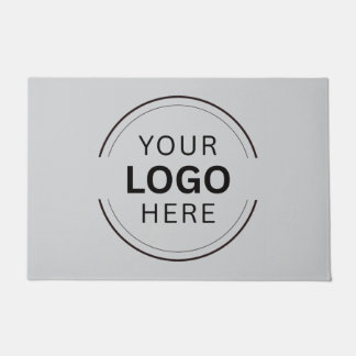 Paillasson Logo Entreprise Noir Moderne Professionnel
