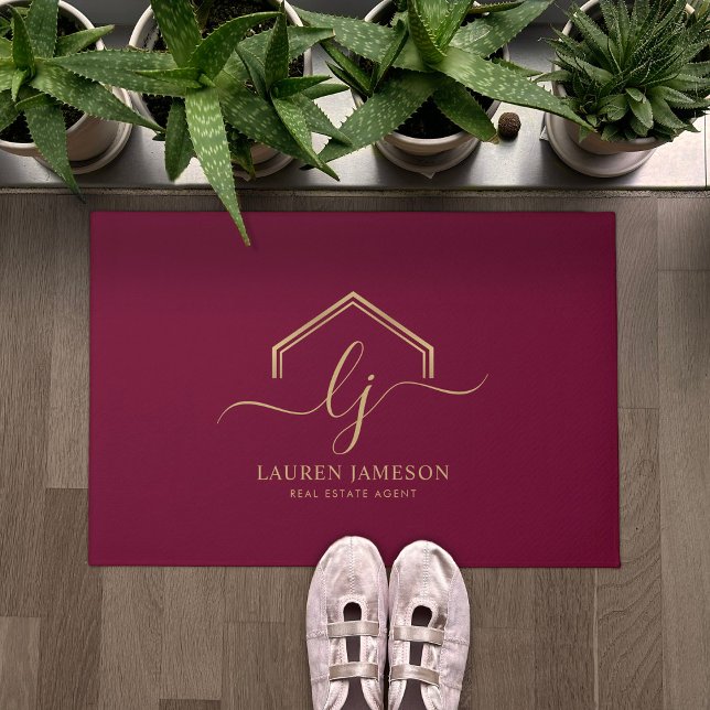 Paillasson Logo Promotionnel immobilier moderne (Créateur téléchargé)