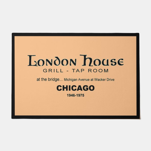 Paillasson London House Restaurant Club, Chicago, IL (Devant)