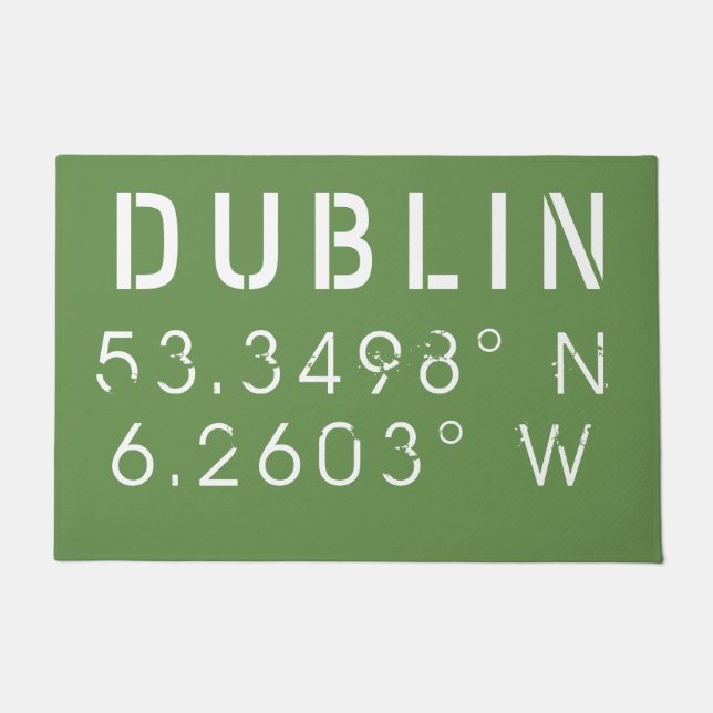 Paillasson Longitude de Dublin (Devant)