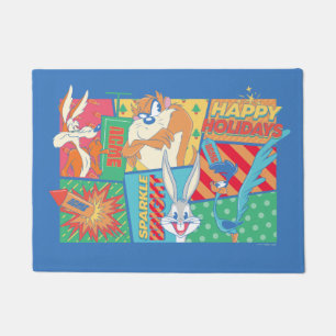 Paillasson LOONEY TUNES™   Joyeux Motif de vacances