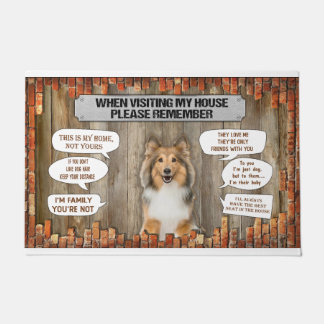 Paillasson Lors De Ma Visite Dans Ma Maison S'Il Vous Plaît R