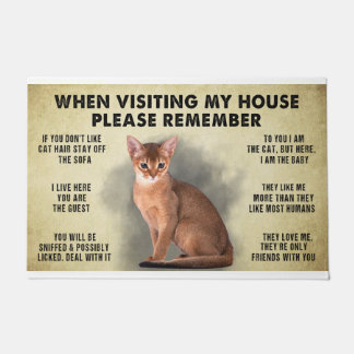 Paillasson Lors De Ma Visite Dans Ma Maison S'Il Vous Plaît S