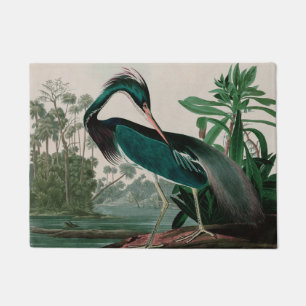 Paillasson Louisiana Heron Birds of America Audubon Imprimer