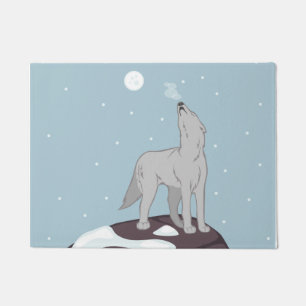Paillasson Loup Arctique Hurleur