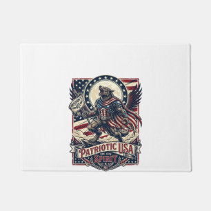 Paillasson Loup-garou patriotique Patriote Horreur Monstre Pa
