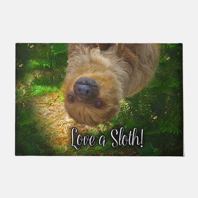 Paillasson Love A Sloth Welcome Mat (Devant)
