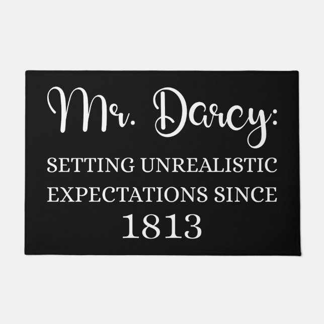 Paillasson M. Darcy : Attentes irréalistes Depuis 1813 (Devant)