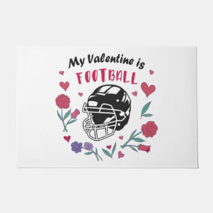 Paillasson Ma Saint Valentin est Carte de visite de football