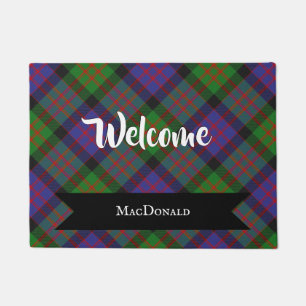 Paillasson MacDonald Clan Scottish Tartan Plaid Motif
