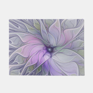 Paillasson Magnifique beauté moderne abstraite fleur d'art fr