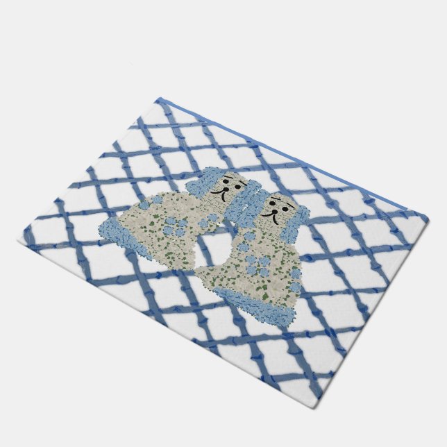 Paillasson Magnolia Staffordshire Chiens Ginger Jars (Incliné)