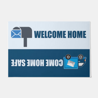 Paillasson Mailman Doormat, Décor de bureau de poste
