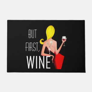 Paillasson "Mais tout d'abord, le vin" DIVA
