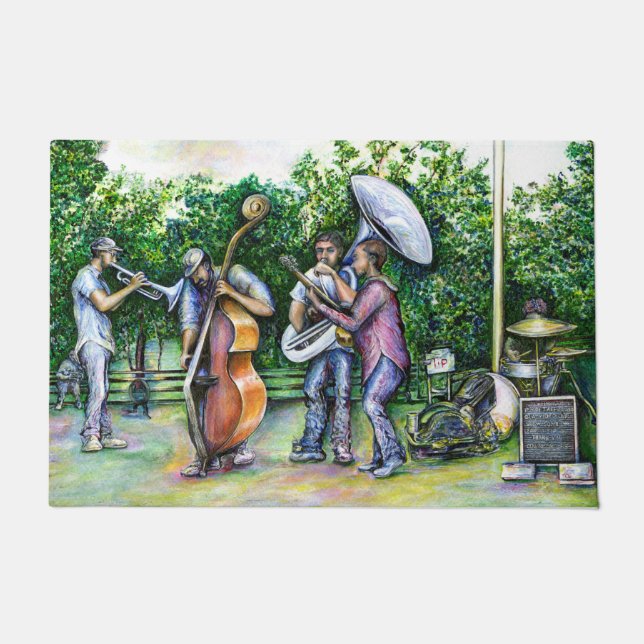 Paillasson Maman ne m'a jamais averti à propos des joueurs tu (Devant)