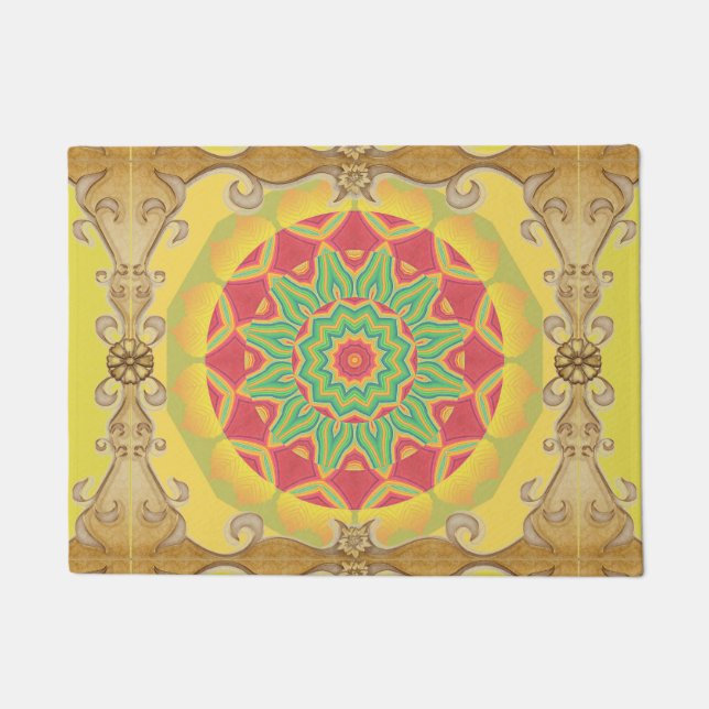 Paillasson Mandala Door Mat (Devant)