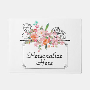 Paillasson Mariage de la penderie fleurie victorienne