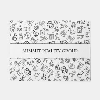 Paillasson Marketing QR Code immobilier moderne