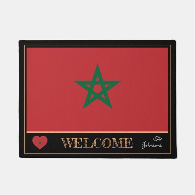 Paillasson Marocain & Marocain Flag house matelas/sports Accu (Devant)