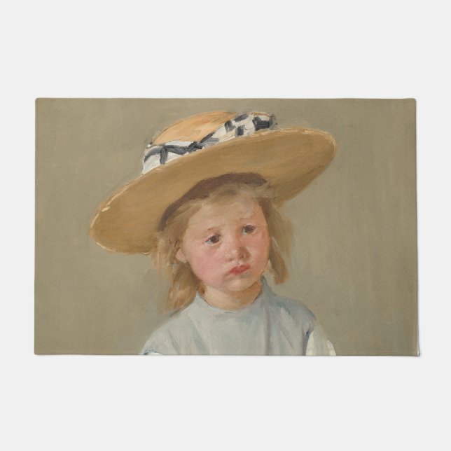 Paillasson Mary Cassatt - Enfant en paille Casquette (Devant)