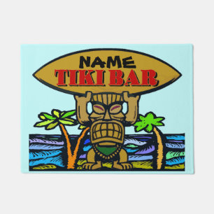 Paillasson Mat d'accueil, Tiki Bar, Island Doormat