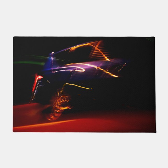 Paillasson mat de danse de voiture violet (Devant)