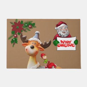 Paillasson Mat de la porte de Noël, Joyeux Noël