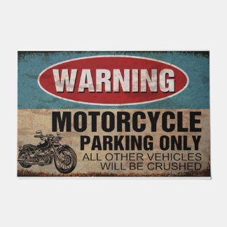 Paillasson Mat de moto - Mat de bienvenue personnalisé
