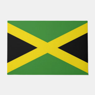 Paillasson Mat de porte avec drapeau de la Jamaïque