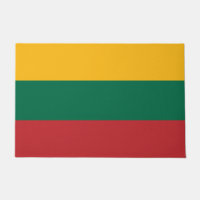 Mat de porte avec drapeau de Lituanie