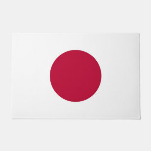 Paillasson Mat de porte avec drapeau du Japon