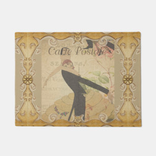 Paillasson Mat de porte de carte postale française