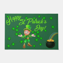 Mat de porte de la Saint Patrick